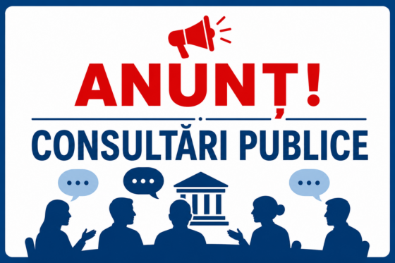 Anunț! Consultări publice – 12 iulie 2026