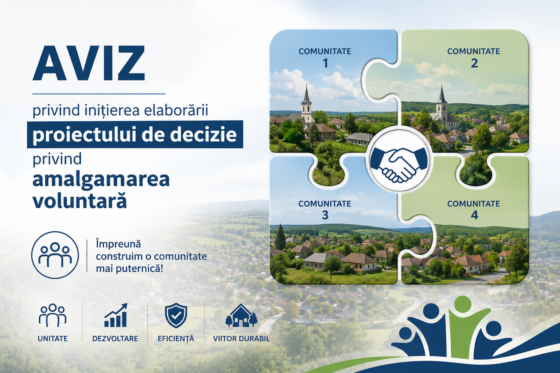 Aviz privind inițierea elaborării proiectului de decizie privind amalgamarea voluntară