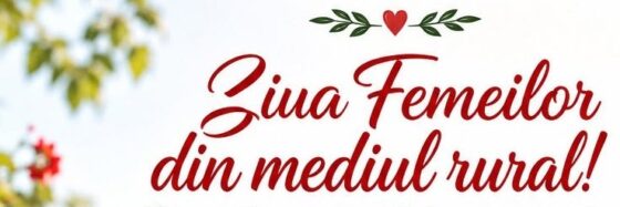 Felicitare „Ziua femeilor din mediul rural”